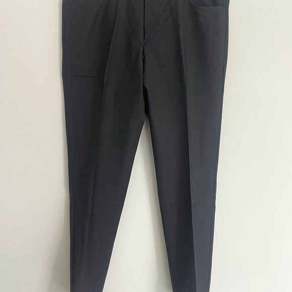 BOSS Hugo Boss Dark Gray/Black Wool Men's Dress Pants (36R) - Picture 3 of 4